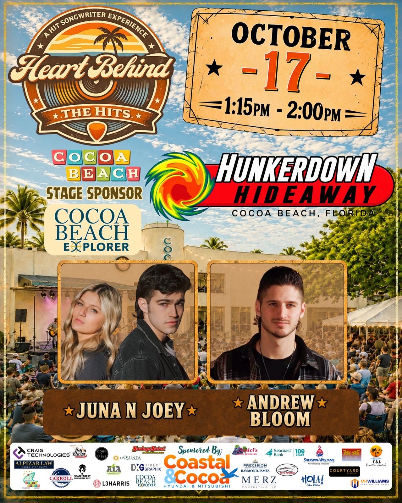 Artist spotlight: Juna N Joey and Andrew Bloom, October 17, 1:15–2:00 PM, Hunkerdown