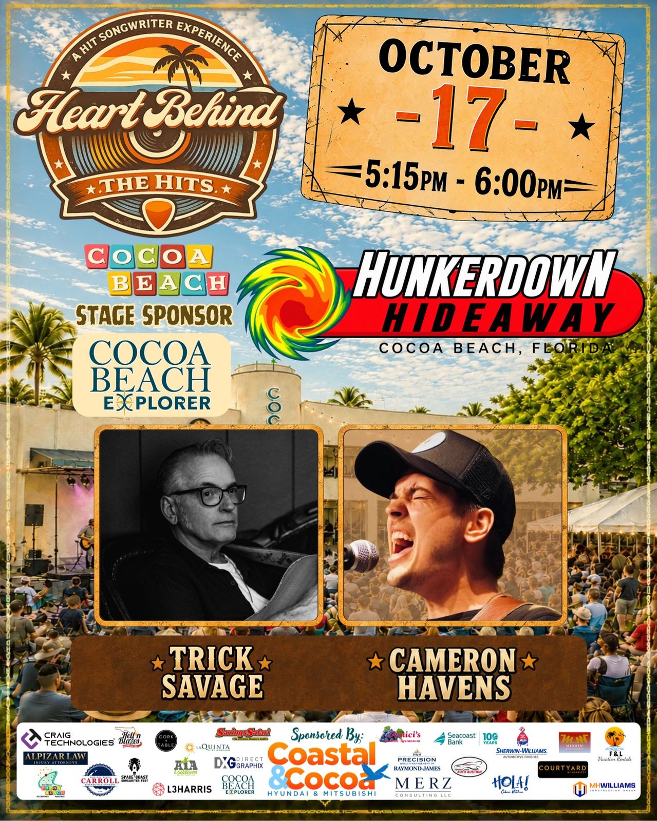 Artist spotlight: Trick Savage and Cameron Havens, October 17, 5:15–6:00 PM, Hunkerdown